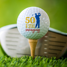 Load image into Gallery viewer, 50th Happy Birthday Golf Balls