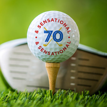 Load image into Gallery viewer, 70th Happy Birthday Golf Balls